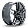 507406 OE-Series Kempten Wheel [Size: 19" x 8"] Satin Black w/ Machined Face Finish - image 3