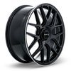 507421 OE-Series Leonburg Wheel [Size: 20" x 8.50"] Gloss Black w/ Machined Edge Finish - image 3