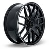 507425 OE-Series Leonburg Wheel [Size: 21" x 9.50"] Gloss Black w/ Machined Edge Finish - image 3
