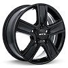 507434 RTX-Series Transit Wheel [Size: 16" x 6.50"] Gloss Black Finish - image 1