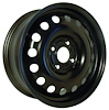 X40831 Steel Wheel [Size: 15" x 6"] Black Finish - image 1