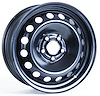 X40837 Steel Wheel [Size: 16" x 6.50"] Black Finish - image 1