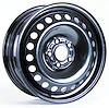 X40838 Steel Wheel [Size: 16" x 6"] Black Finish