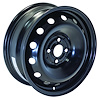 X40861 Steel Wheel [Size: 15" x 6"] Black Finish - image 1