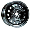 X40876 Steel Wheel [Size: 16" x 6.50"] Black Finish