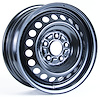 X40922 Steel Wheel [Size: 15" x 6"] Black Finish - image 1