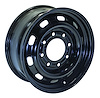 X43786 Steel Wheel [Size: 17" x 7"] Black Finish - image 1