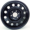 X45515 Steel Wheel [Size: 18" x 7.50"] Black Finish