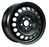 X45656 Steel Wheel [Size: 15" x 6.50"] Black Finish - image 1