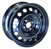 X46460 Steel Wheel [Size: 16" x 6.50"] Black Finish - image 1