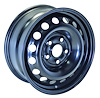 X46501 Steel Wheel [Size: 16" x 7"] Black Finish - image 1