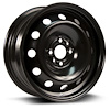 X47500 Steel Wheel [Size: 15" x 6"] Black Finish - image 1