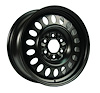 X47627 Steel Wheel [Size: 17" x 7"] Black Finish - image 1