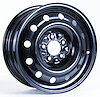 X99182N Steel Wheel [Size: 16" x 6.50"] Black Finish