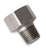 02052ERL Stainless Steel 1/8 in. NPT Male to 1/2 in.-20 Inverted Flare Female Hardline Adapter - image 1