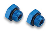 Blue Port Plugs with O-Ring Seal Size: -4AN - image 1