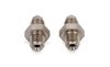 Brake Fitting Adapters -3AN Male to 3/8" -24 Male Inverted Flare - image 2