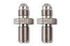 Brake Fitting Adapters -3AN Male to 3/8" -24 Male Inverted Flare - image 1