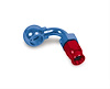 Aluminum Speed-Seal 90 Degree Hose End - Non-Adjustable [-3 AN Bent Tube, Banjo] - image 1