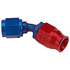 Aluminum Speed-Seal Hose End 45° Non-Adjustable - Bent Tube - image 1