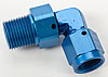 Aluminum AN to Pipe Adapter Fitting -6AN Female to 3/8" NPT Male Swivel - image 1