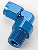 Aluminum AN to Pipe Adapter Fitting -6AN Female to 3/8" NPT Male Swivel - image 2