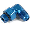 Radiused Carburetor Inlet Fitting -6AN Male Flare to 12mm x 1.25 Swivel - image 1