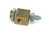 Brake Line T-Fitting Branch: 3/8"-24 Inverted Flare - image 1