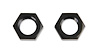 Ano-Tuff Bulkhead Nuts -6AN - image 1