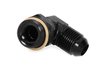 Ano-Tuff 90° Carb Inlet Fitting -8AN Male Flare to 7/8"-20 Swivel - image 2