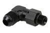 Ano-Tuff 90° Radiused Port Adapter -8AN Male Flare to 9/16"-18 (-6AN O-Ring Port) Swivel - image 2