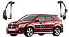 Front Door Window Kit 2006-2012 Dodge Caliber 4-Dr - image 1