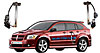 Front Door Window Kit 2006-2012 Dodge Caliber 4-Dr - image 1