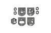 5.86140K Pro-Alignment Camber Nut/Bracket Kit 2001-04 Ford Explorer - image 1