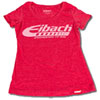 990404 Women"s Eibach T-Shirt Heather Red w/"Engineered to Win" Logo - image 1