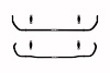 E40-23-036-01-11 Anti-Roll Front & Rear Sway Bar Kit Fits Select Chevy C8 Corvettes - image 1
