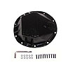Heavy Duty Differential Cover Incl. All Mounting Hardware/Instructions 3/8 in. Cast Steel Black Finish