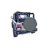 Spare Tire Cover 27-29 in. Tire Diameter Denim Black