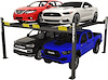HD-9SWX Extended-Length Dual-Platform Four-Post Lift, 9,000-lb. Capacity - image 1