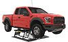 LR-10000 Low-Rise Scissor Vehicle Lift, 10,000 lbs. Capacity, 22.750 in. Max Rise - image 1
