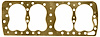 Copper/Fiber Head Gasket 1949-53 239 and 255 Flathead with large overbore, left side - image 1