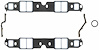 H/P Intake Gasket Small Block Chevy 262-400 V8 Engines - image 1