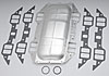 H/P Intake Gasket Chrysler 361, 383, 400 V8 Engines - image 2