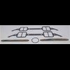 H/P Intake Gasket 1962-64 Chrysler 413/426 Max Wedge/440 Indy Head Gasket Material: Composite - image 2