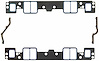 H/P Intake Gasket Small Block Chevy Fast Burn Head - image 1