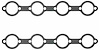 Small Block Chevy Exhaust Header Gasket Round GM, splayed valve - image 1