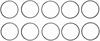 Air Cleaner Gasket, 4-7/32" Diameter Fits Carter AFB Carb - image 1