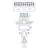 Complete Engine Gasket Set for 2004-2007 GM 6.0L V8 Trucks, Vans, and SUVs - image 1