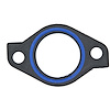 THERMOSTAT GASKET 2009-6/23/2008 HYUN V6 2.7L DOHC Therm Housing - image 1