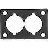 CARBURETOR MOUNT GASKET 1988-1979 AMC L6 258CI 4.2L OHV 1979 AMG L/D L6 258CI 4.2L OHV 1990-1979 JEE L/D L6 258CI 4.2L OHV - image 1